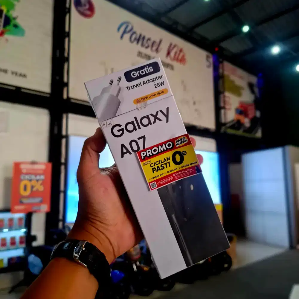 SAMSUNG A07 SPESIAL DISC. 100RB FREE PELINDUNG LAYAR DAN MINYAK GORENG