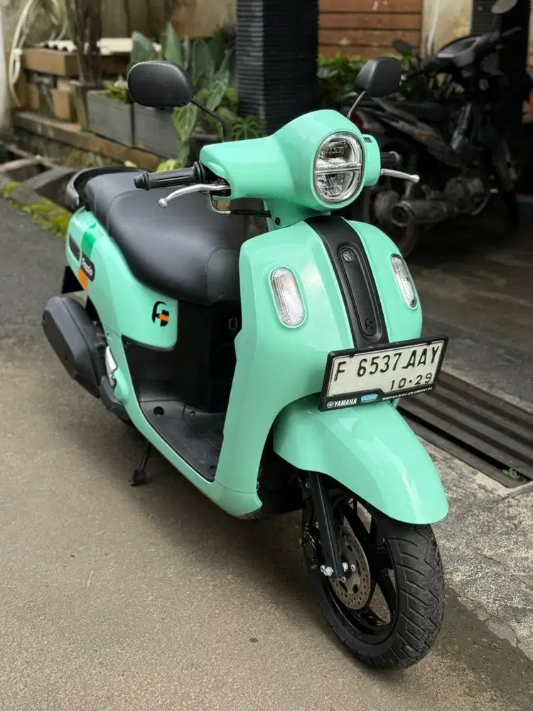 Yamaha Fazzio New Hybrid Thn 2024 Hijau Mulus