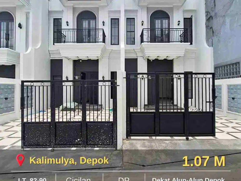 Rumah Klasik Siap Huni di Kalimulya Cilodong Depok