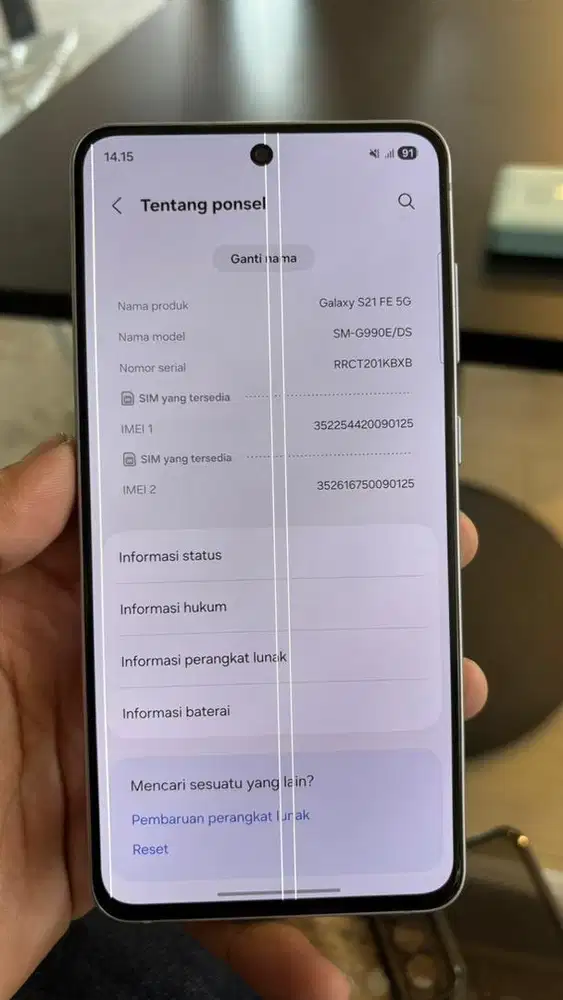 Samsung S21 Fe 8/128 Fullset hp dus
