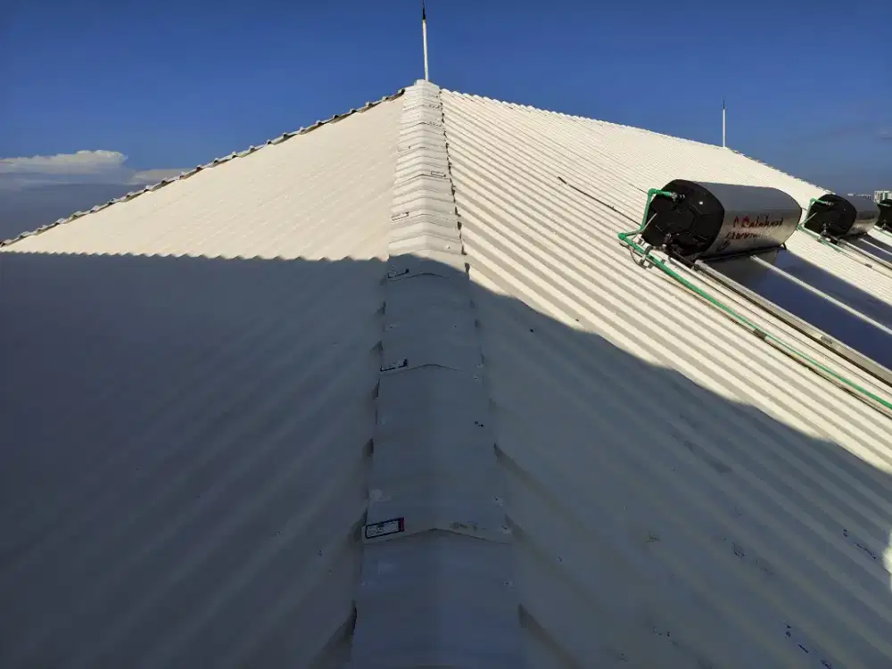 Ganti Renovasi Atap Lapuk Dgn Atap UPVC ALDERON/DRSHIELD Berkualitas