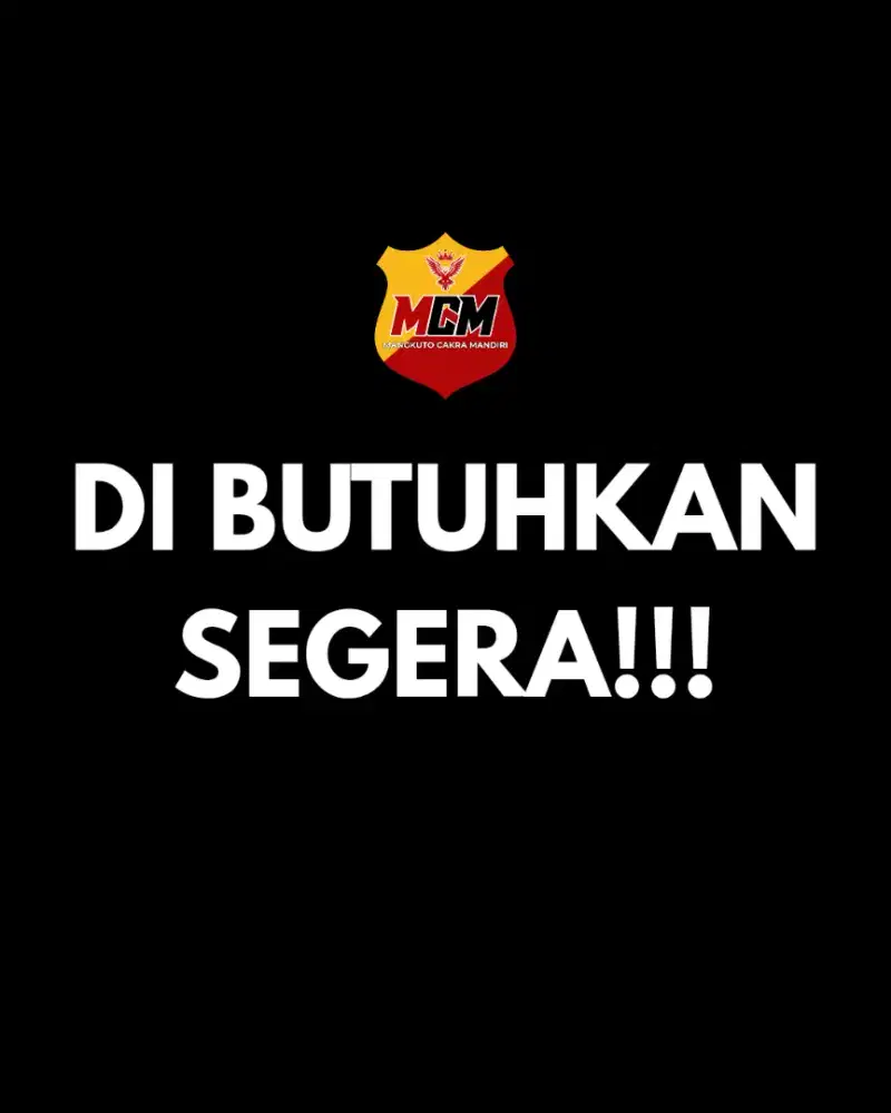 DIBUTUHKAN SEGERA SALES BERBAKAT!
