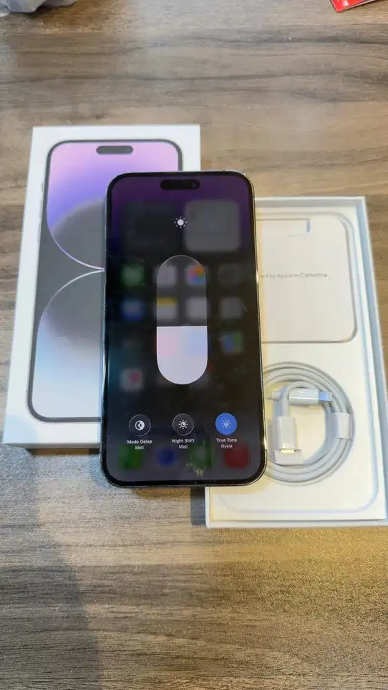 Iphone 14 Promax 256GB Purple Resmi Ibox Lengkap