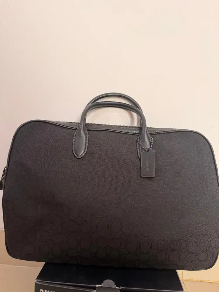 DIJUAL COACH THEO WORK BAG SIGNATURE JACQUARD – ORIGINAL LIKE NEW