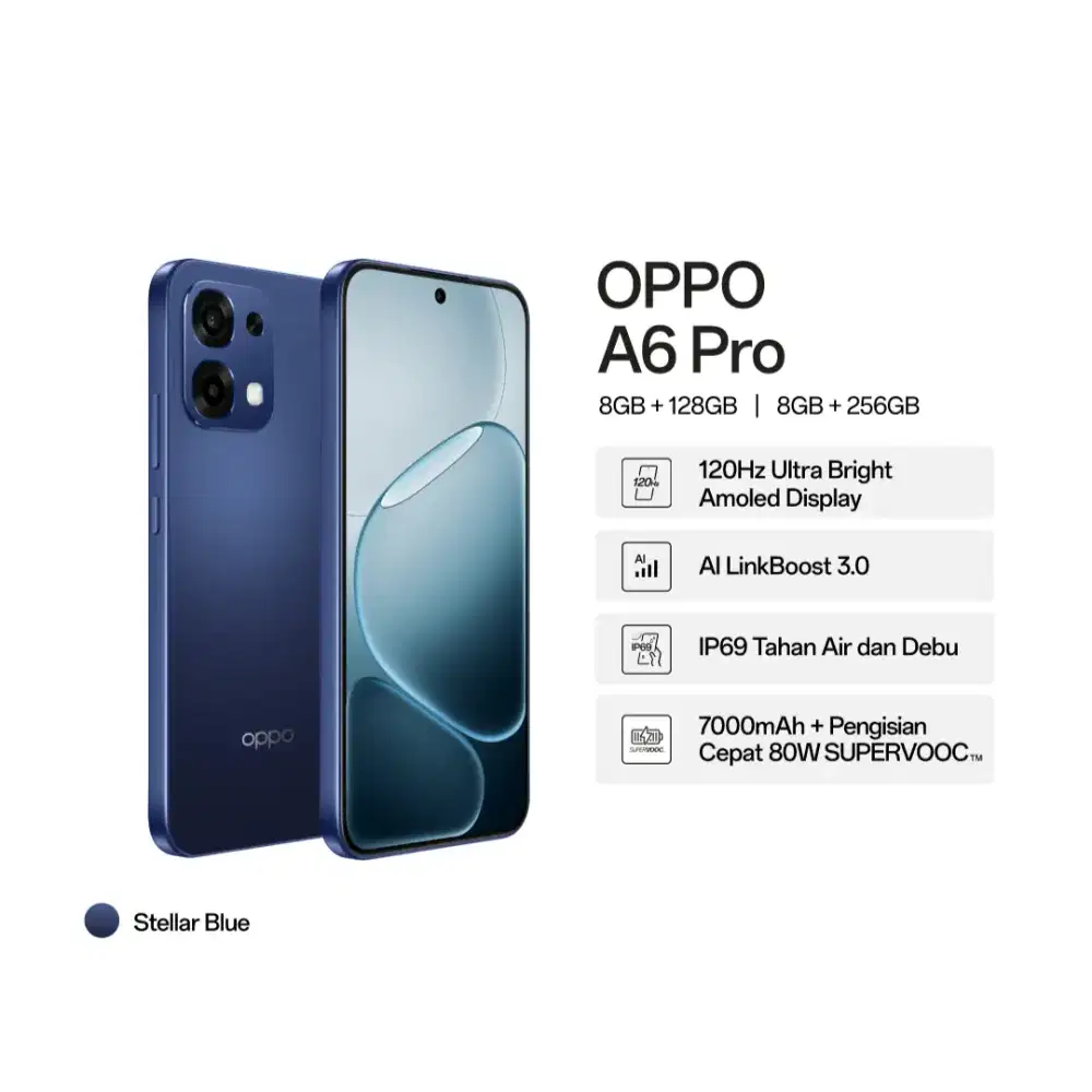 OPPO A6 PRO 8/256 GB CICILAN TANPA DP