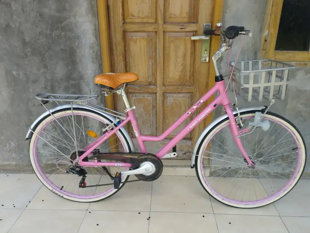 Sepeda lady frame aloy SANRIO CHARACTERS 26 inc