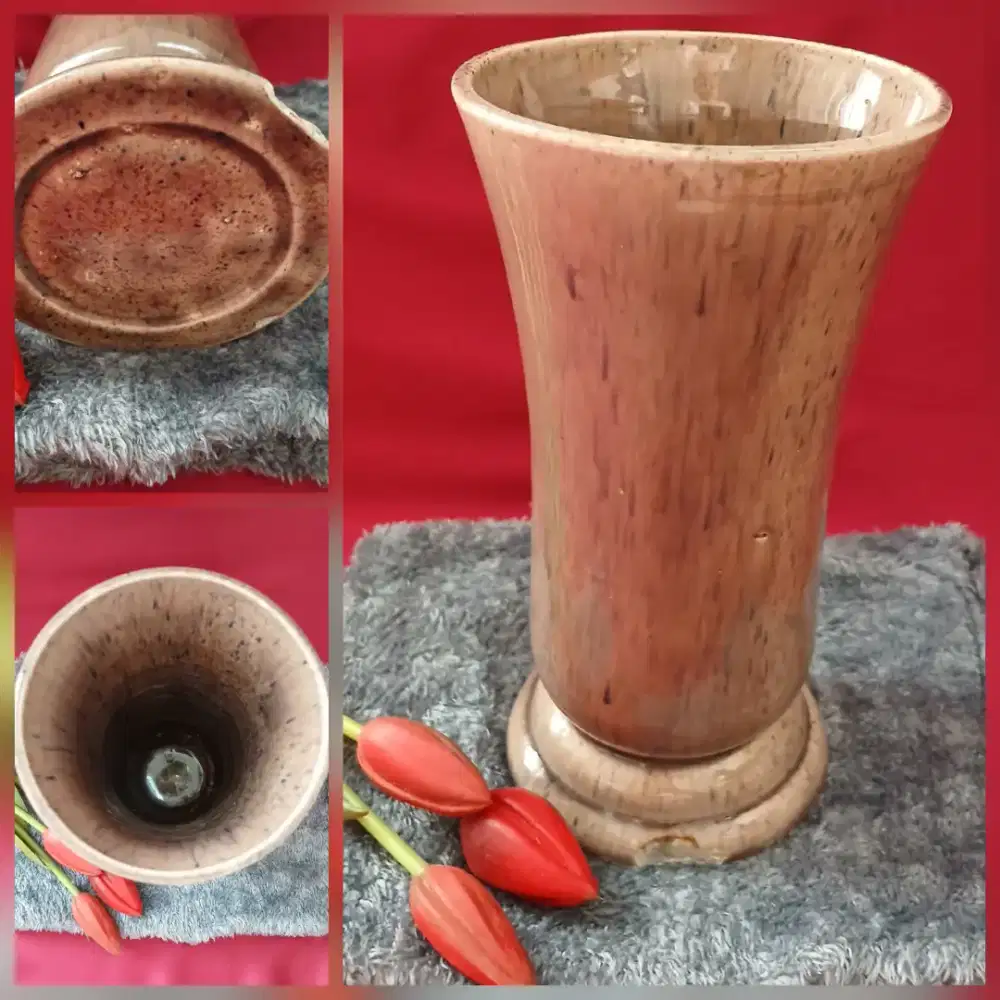 Vas bunga keramik antik klasik, preloved