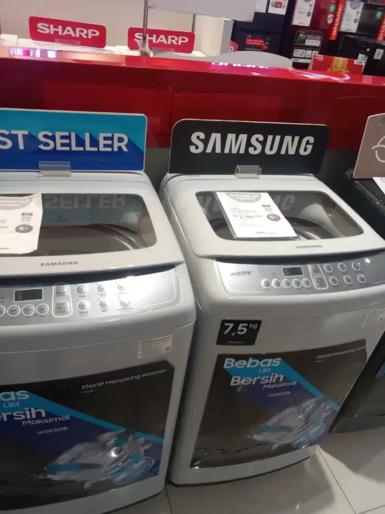 Mesin Cuci Samsung Top Loading (Bisa Cicilan)