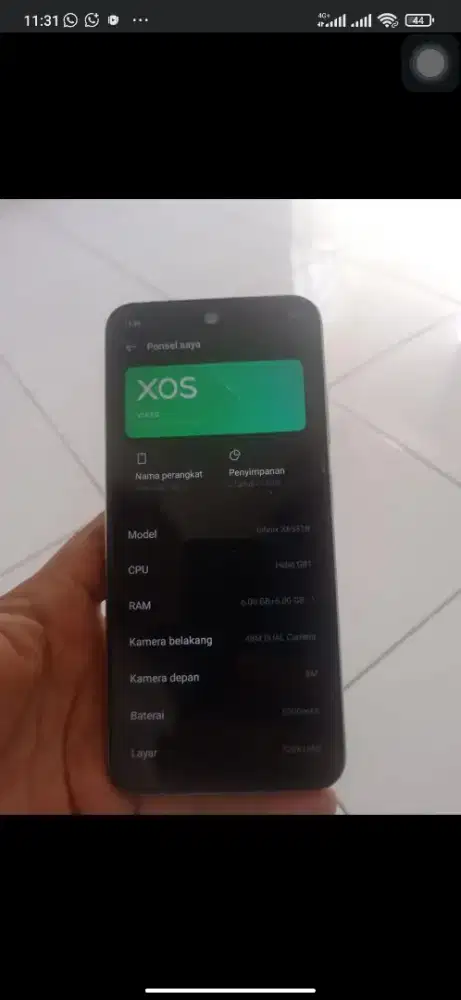 Di Jual Infinix Hot 50i Ram 6+6/128