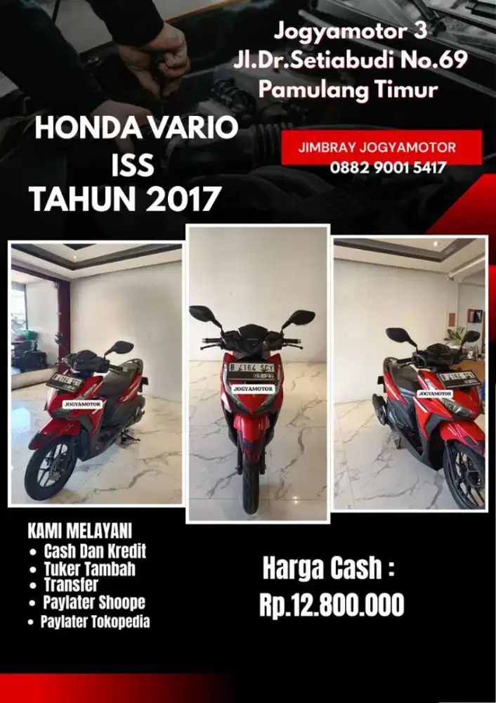 A_Honda Vario 125 CBSISS Tahun 2017