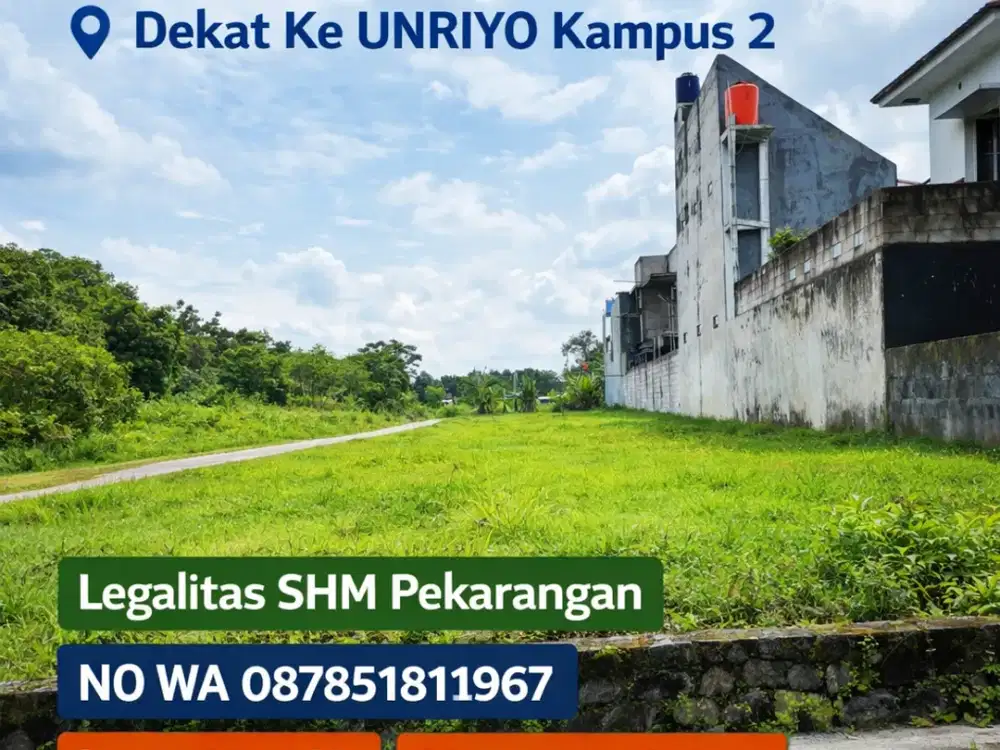 Tanah Maguwoharjo 3 menit dari  UNRIYO kampus 2