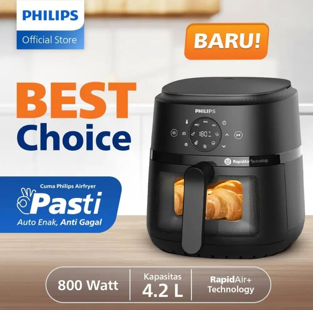 PHILIPS AIR FRYER DIGITAL NA221/00 4.2 L 2000 series 800 watt NA221