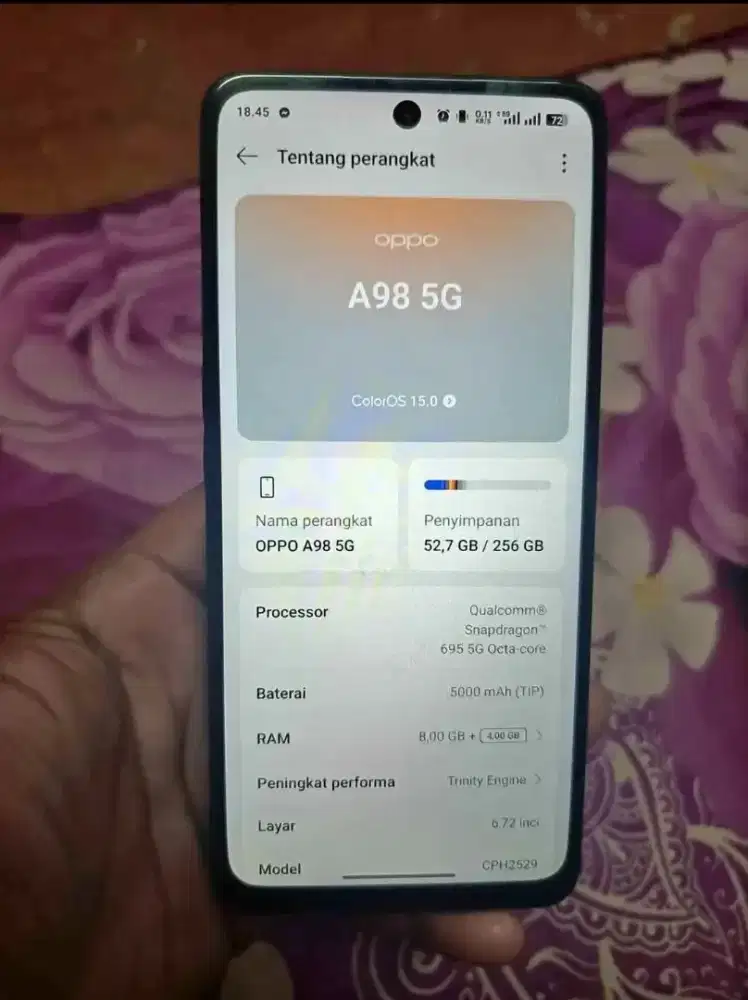 Oppo A98 5g fullset