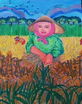 Jual cpt lukisan kry sndiri, uk. 100 x 80cm, nego tipis