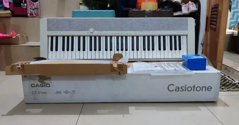 Casio CTS1 putih mulus lengkap