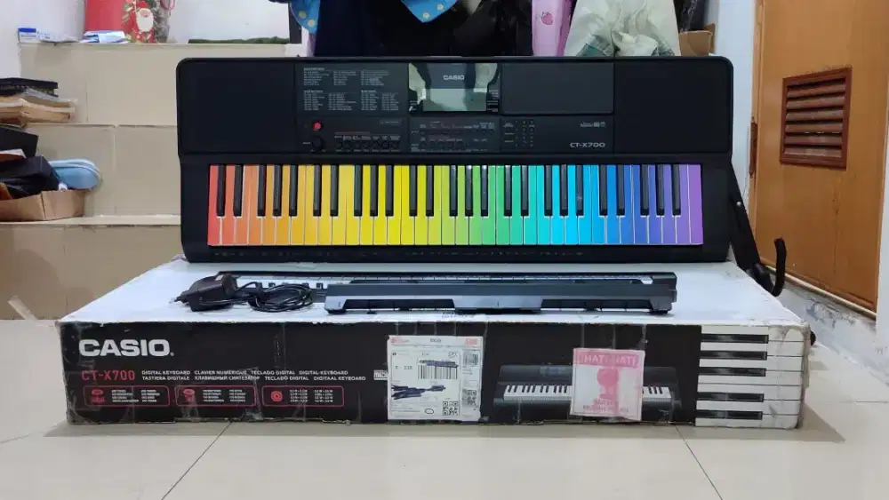 Casio CTX700 Bekas Lengkap, mulus