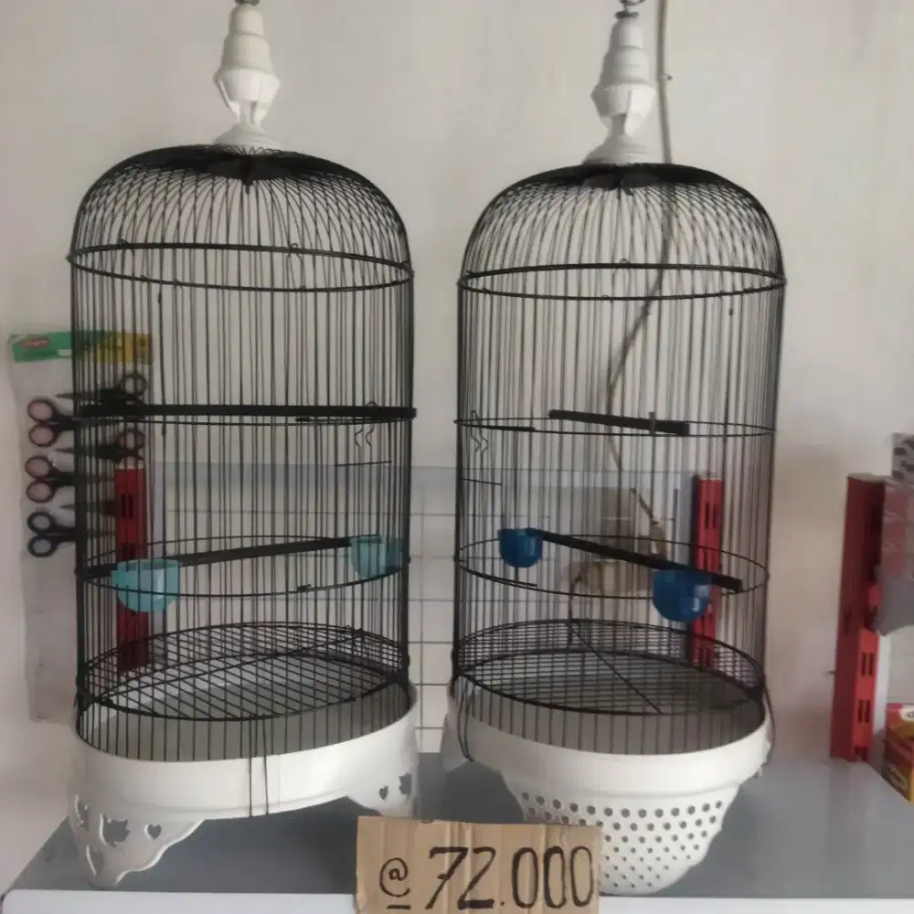 Sangkar burung love bird, perkutut, kenari diameter 33 cm
