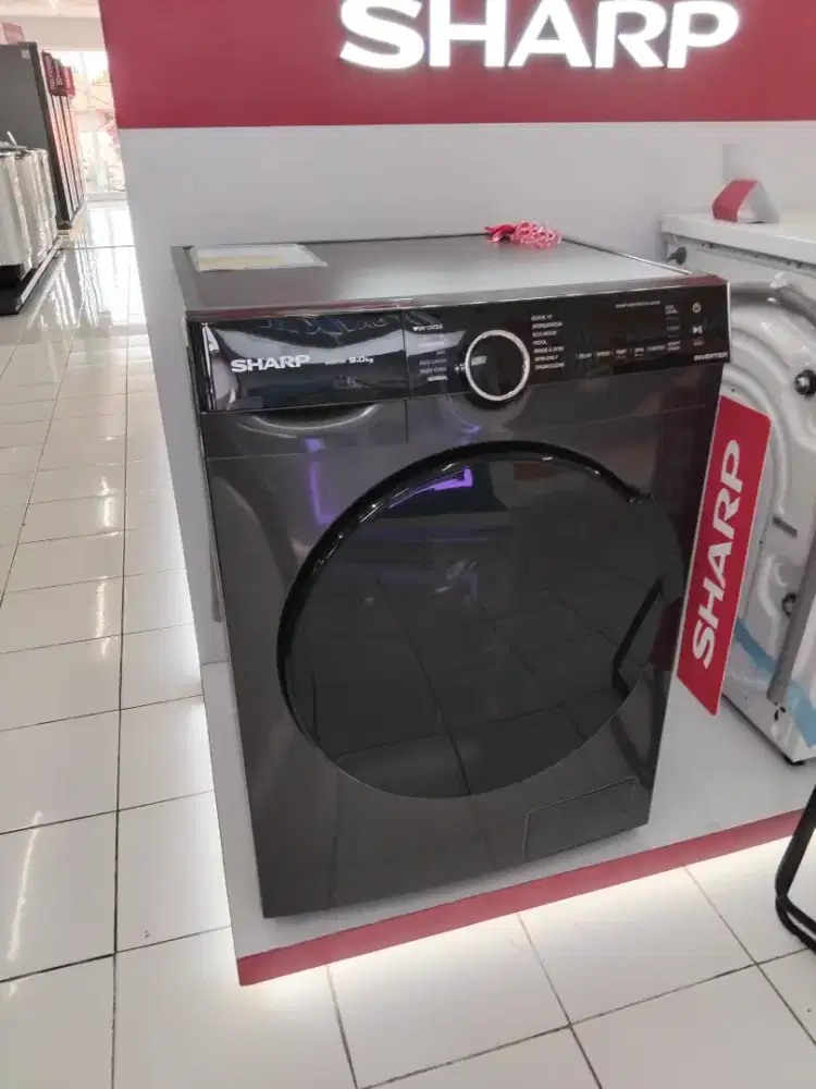 Mesin Cuci Sharp 9kg 195watt Inverter