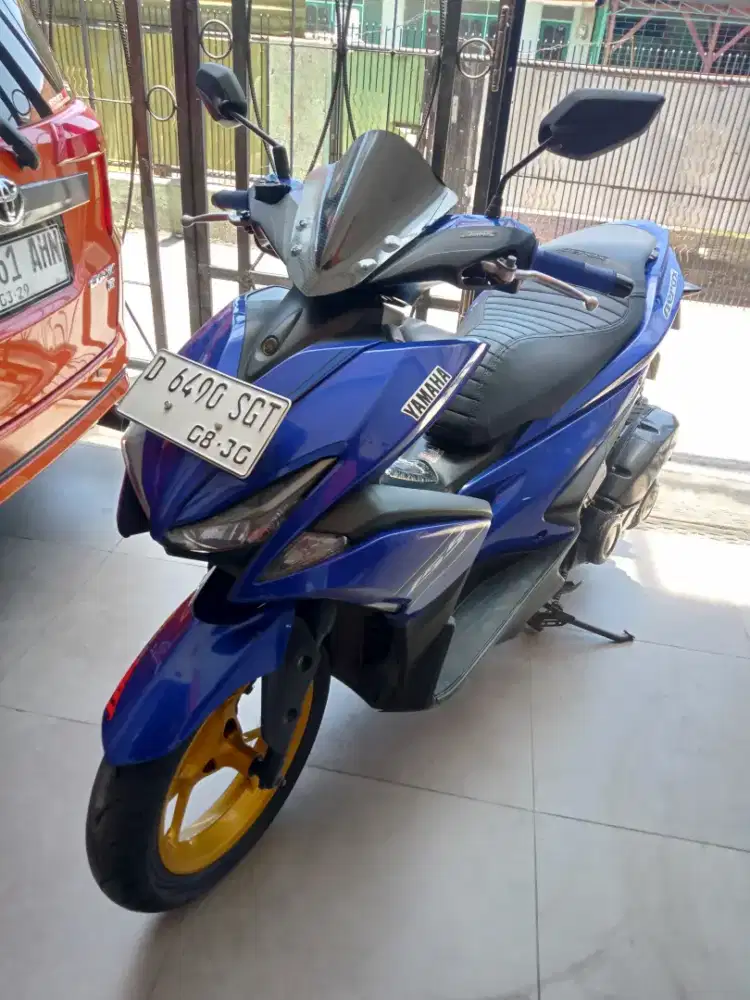 Aerox plat bandung lengkap siap mudik