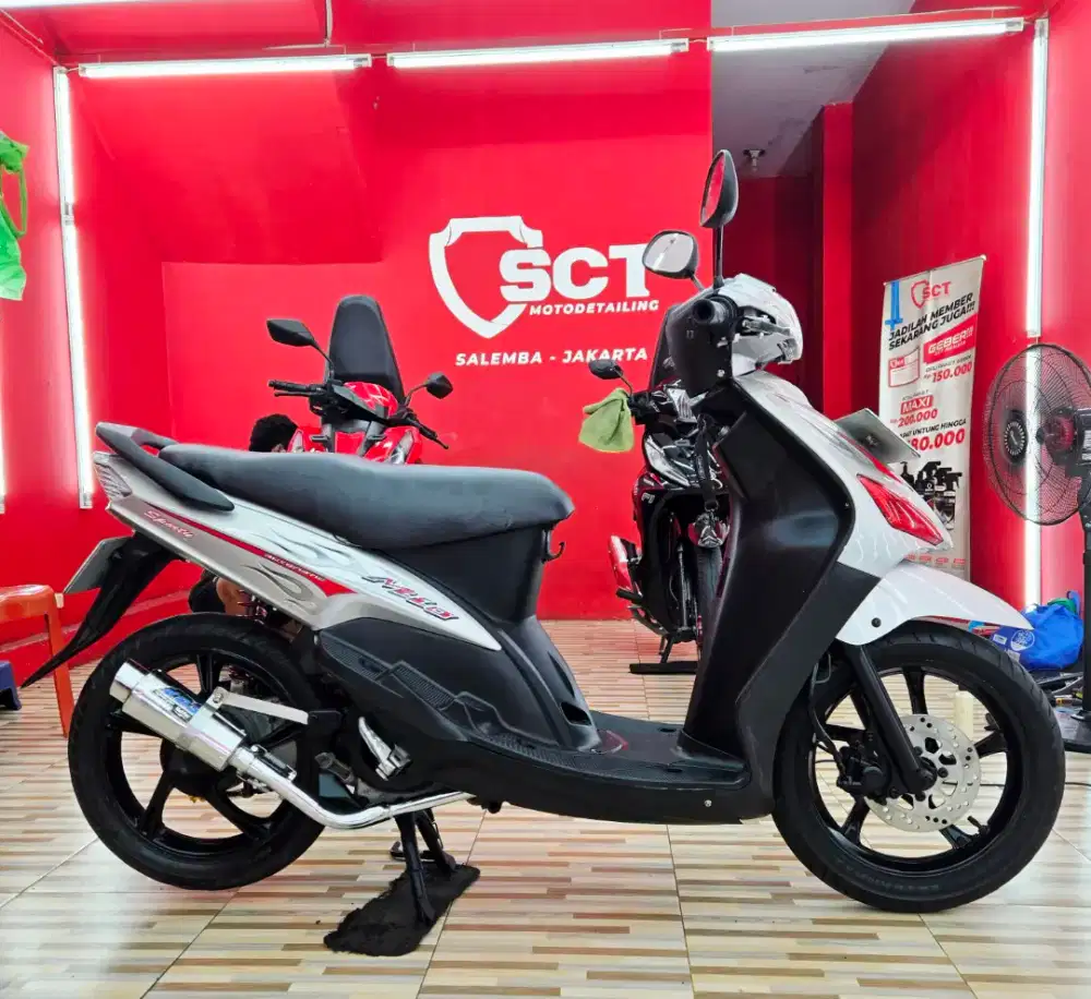 JualCpt90%LikeNew YAMAHA MIO SPORTY 110 2007 SILVER
