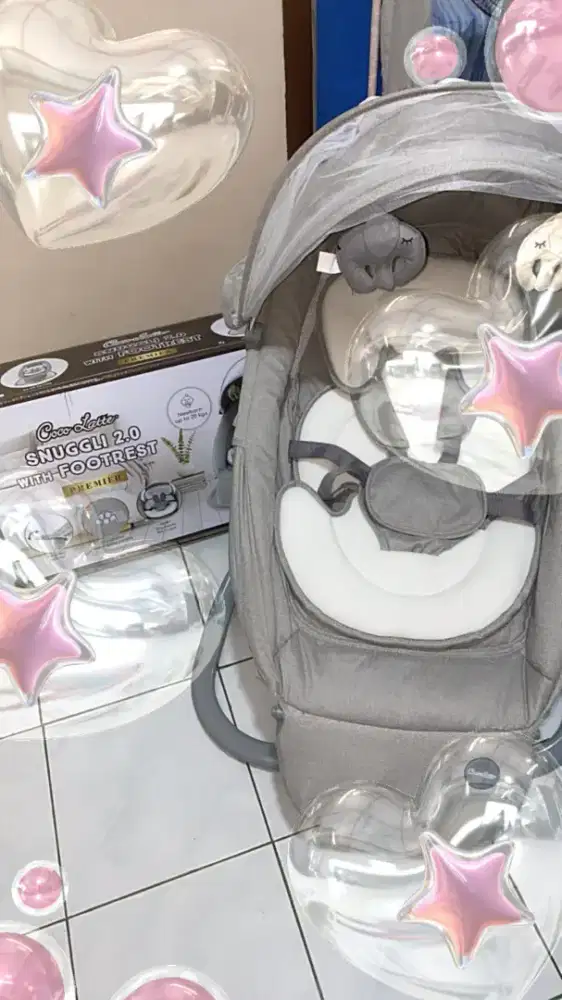 cocolate baby swing 2.0 beige premier, ada remotnya