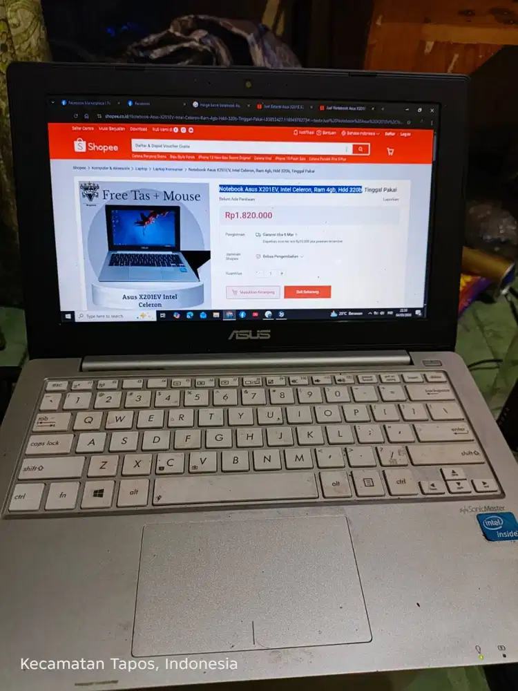 Notebook Asus X201EV murah