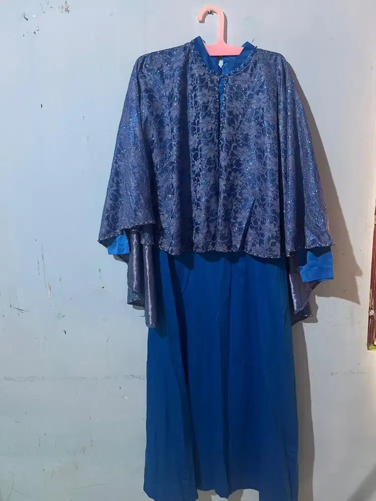 Preloved Dress Satin Brokat