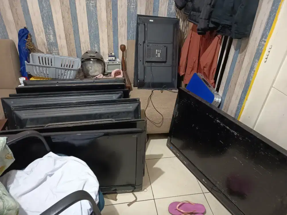 Jual TV 32 43  49 Mati, LCD kena dan blank