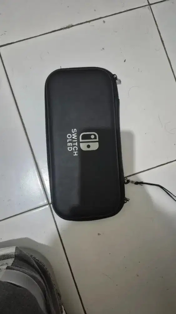 Pouch Case Dompet Sarung Nintendo Switch V1  V2 OLED Bonus case joycon