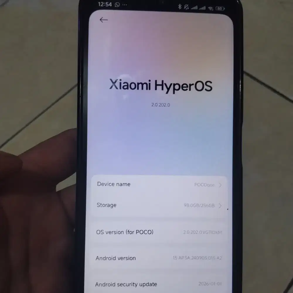 Preloved POCO C75 8/256 GB