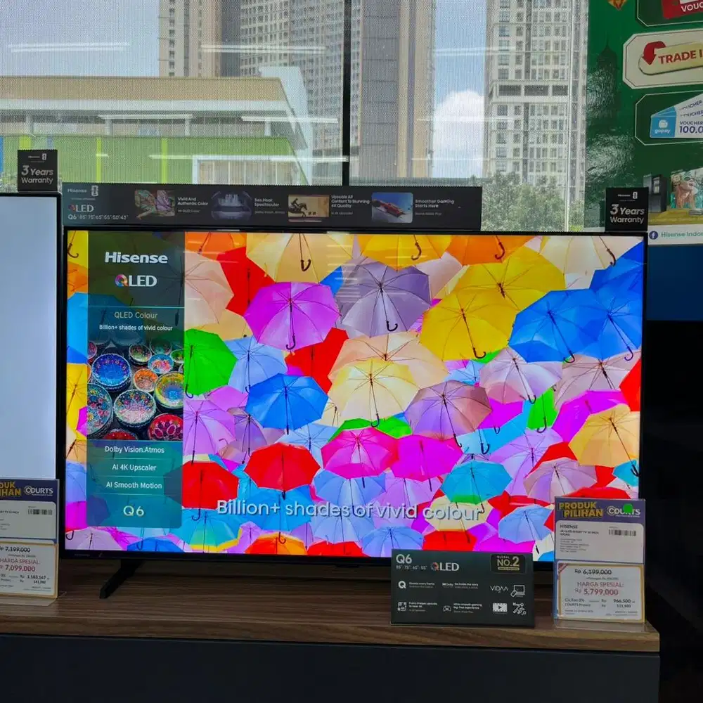 HISENSE 4K QLED SMART TV 50 INCH