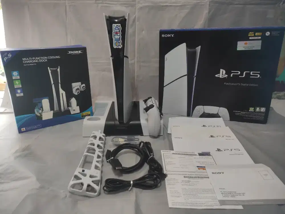 PS5 Slim Digital EX Sony Indo Fullset banyak bonus
