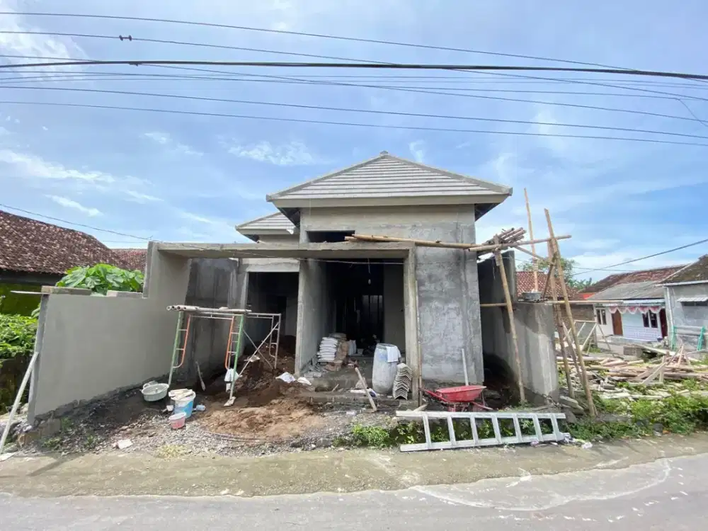 Rumah Baru Siap Huni Desain Limasan Modern di Purwomartani – Harga 825 Juta Nego