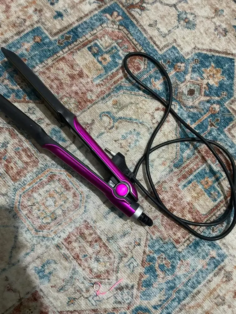 catokan rambut curly/lurus