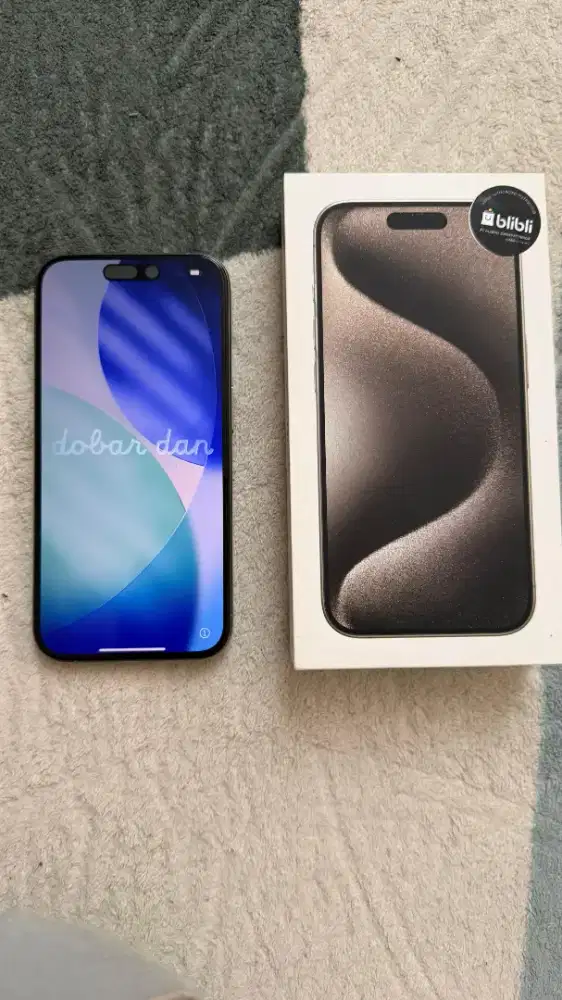 WTS: iPhone 15 Pro 128GB Natural Titanium Fullset