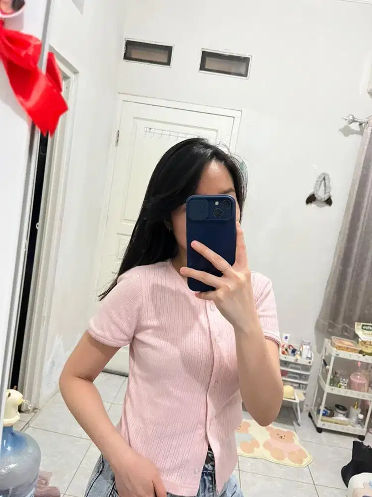 Regina pointelle shirt ex La Sienne