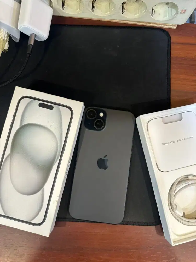 iPhone 15 Plus 128GB Ex iBox BH 89% Lengkap