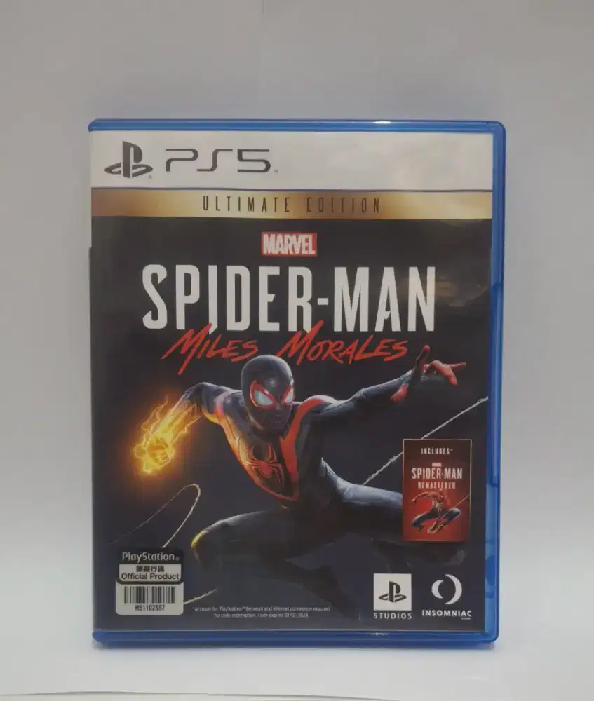 BD Kaset PS5 Spiderman Miles Morales PS 5 Bluray Blu Ray