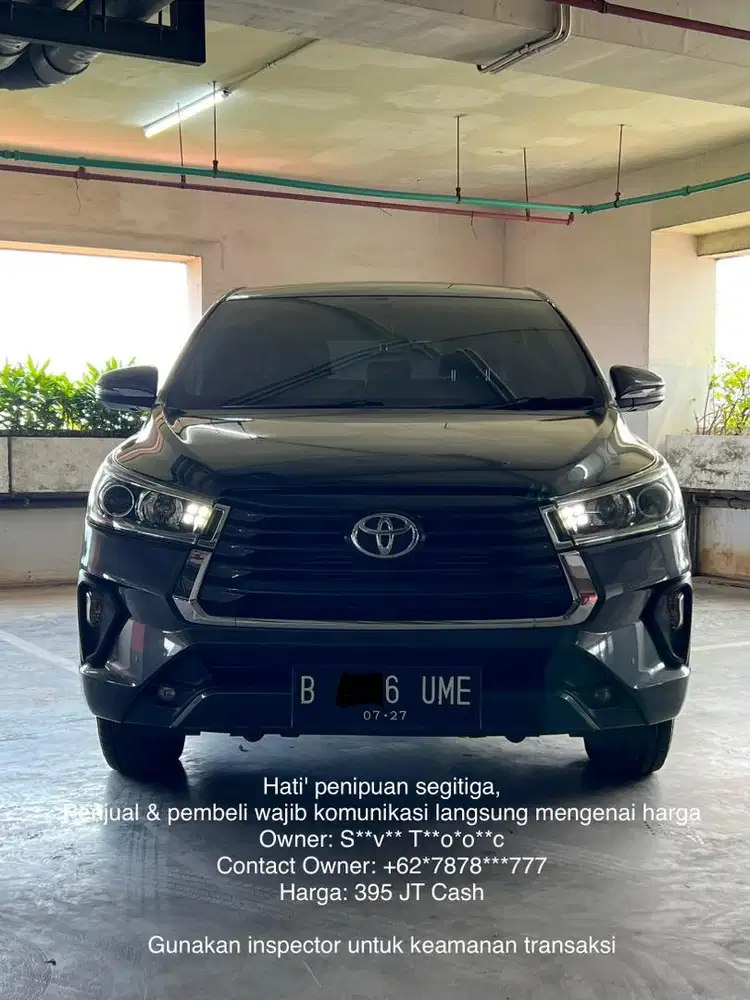 Toyota Kijang Innova  Reborn 2.4 V A/T 2021 (Well Maintained)