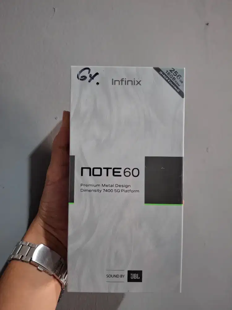 INFINIX NOTE 60 RAM 8/256 GB GARANSI RESMI