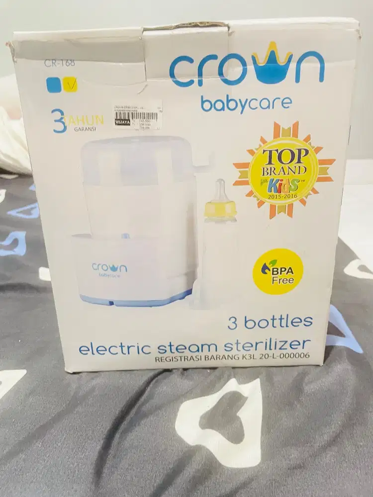 Crown Electric Steam Strelizer Bottles