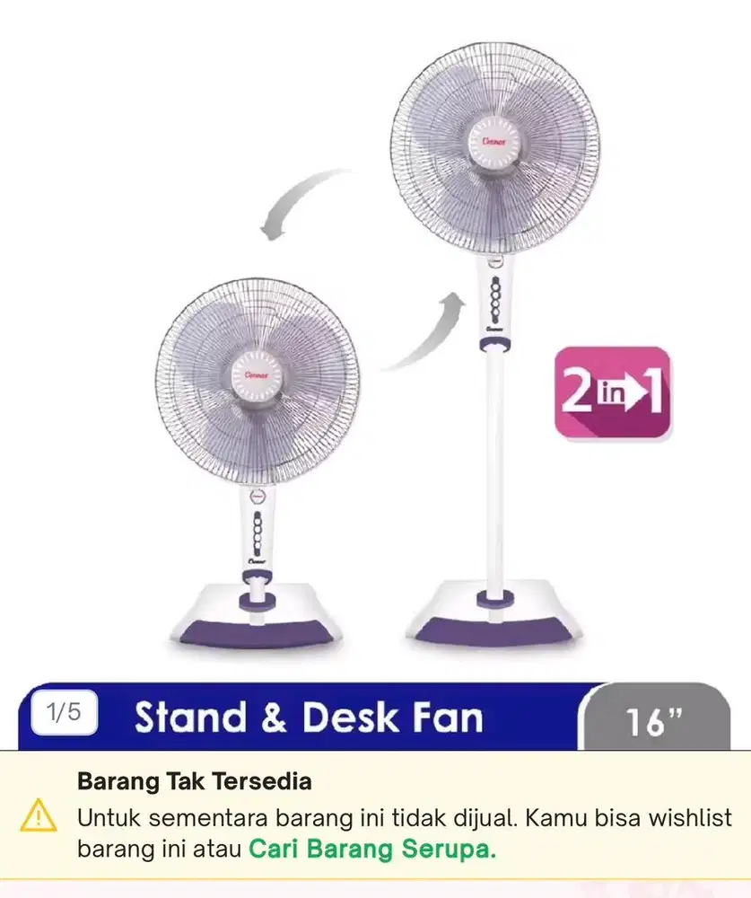 Kipas Angin Berdiri Cosmos