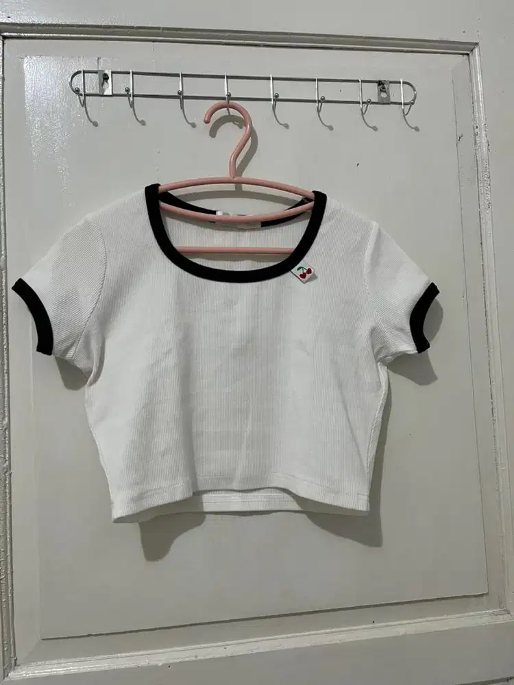 Crop top Cherry premium knit