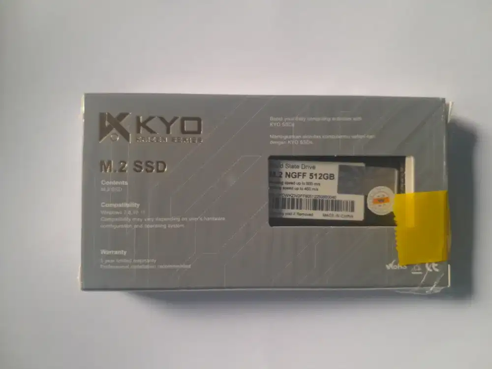 SSD 512GB MERK KYO