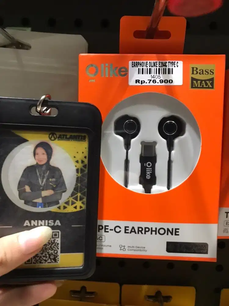 EARPHONE OLIKE E204C TYPE C | ATLANTIS DAHSYAT