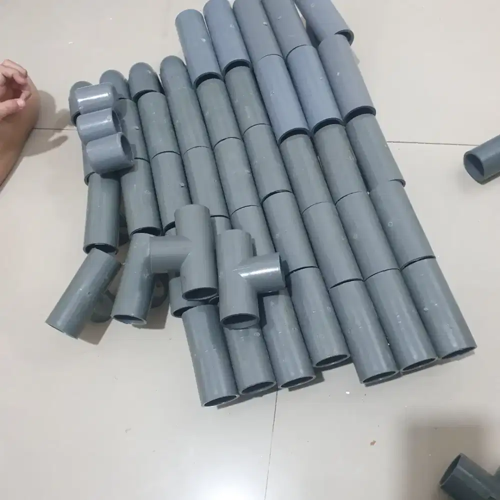 Sambungan / soket  pvc  ( borongan all 81pcs)