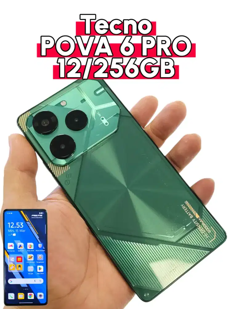 Tacno pova 6 pro 12/256GB fullset