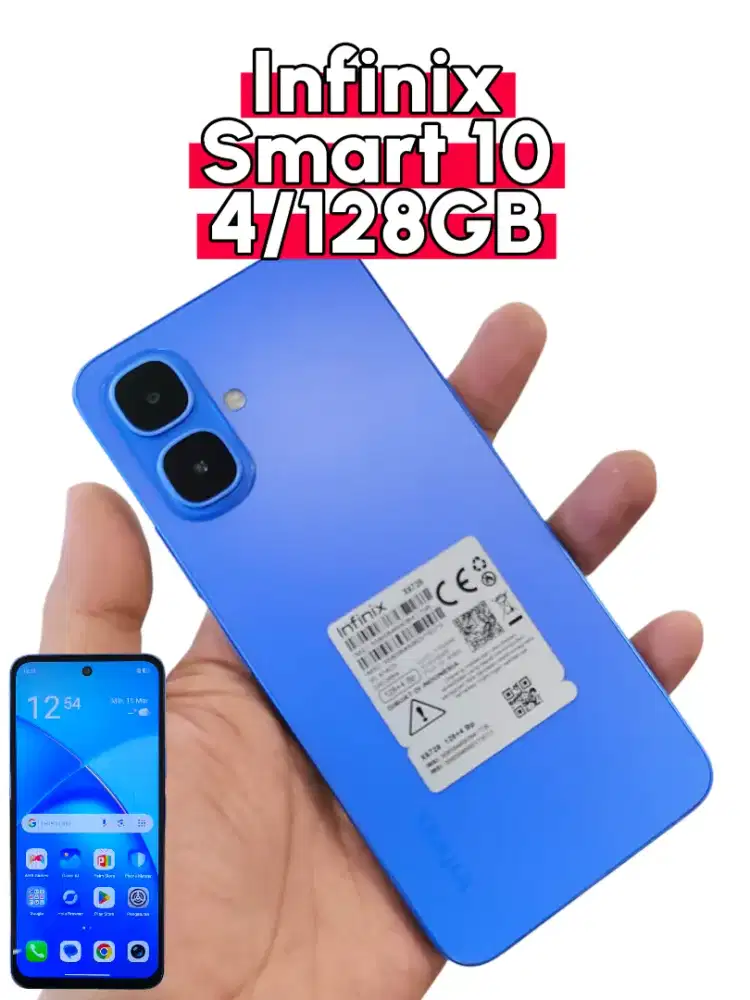 Infinix smart 10 4/128GB FULLSET MULUS