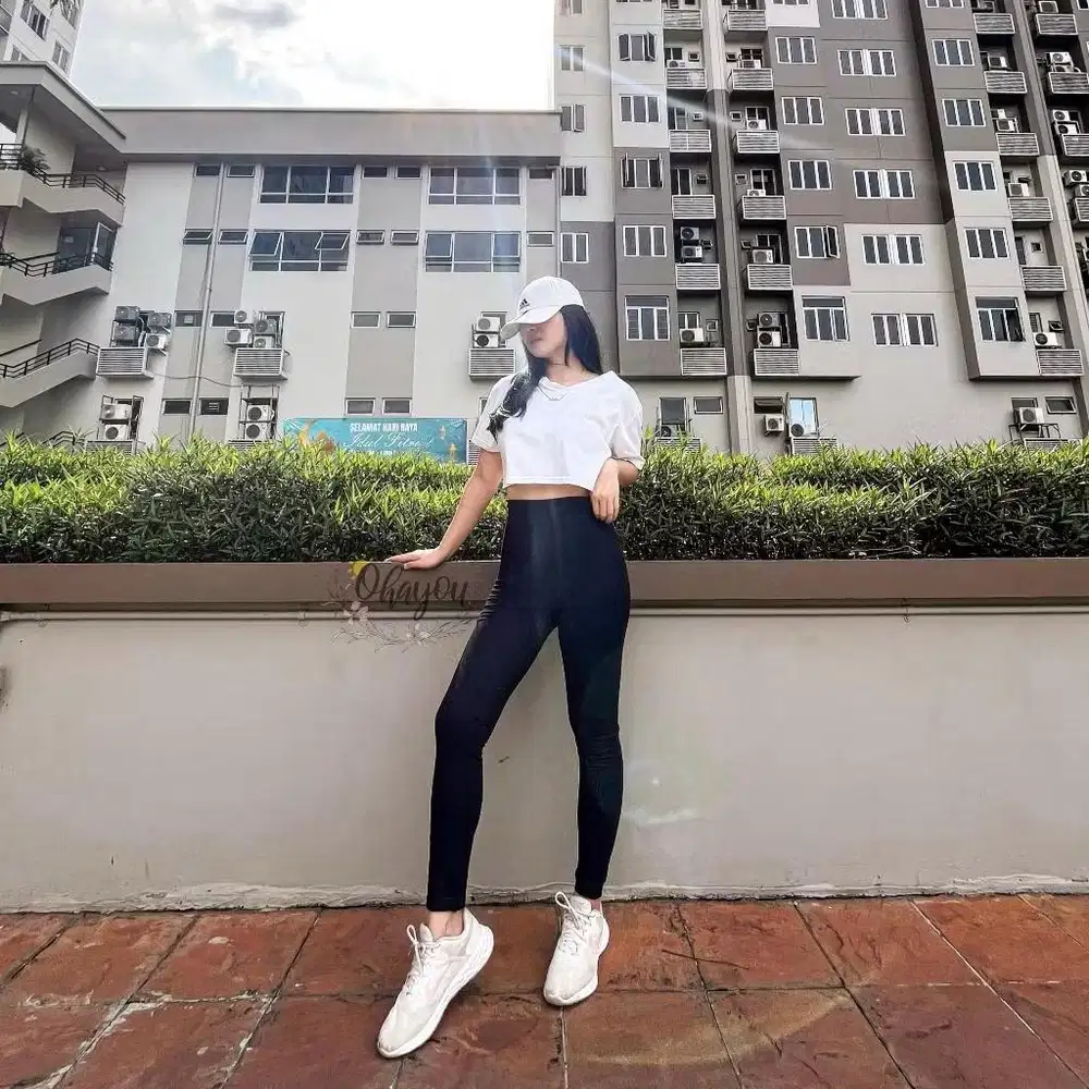 Celana legging tebal premium ex Ohayou