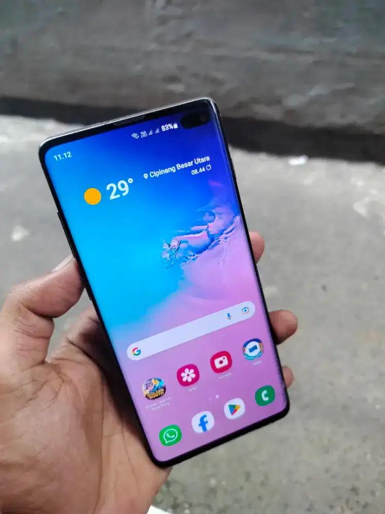 Samsung s10 plus sein ram 8/128 Hp ajah
